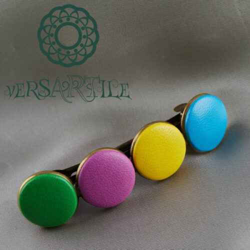 Őrült színvarázs bőrbetétes franciacsat