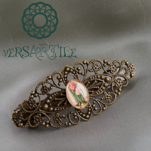 Tulipán mintás franciacsat