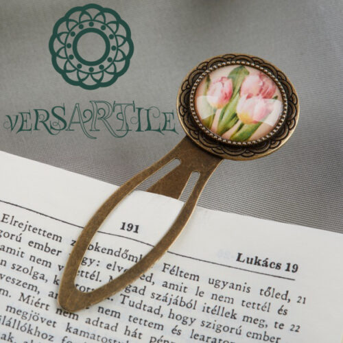 Tulipán mintás könyvjelző