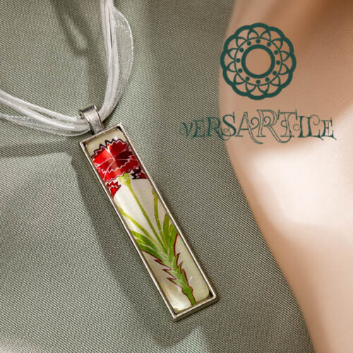 Szekfű mintás nyakék