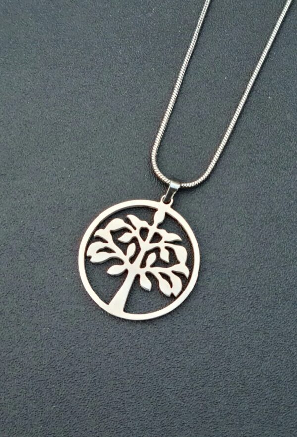 Életfa nemesacél nyaklánc
