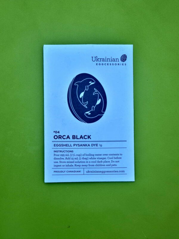 Tojásfesték - fekete színű (Orca black)