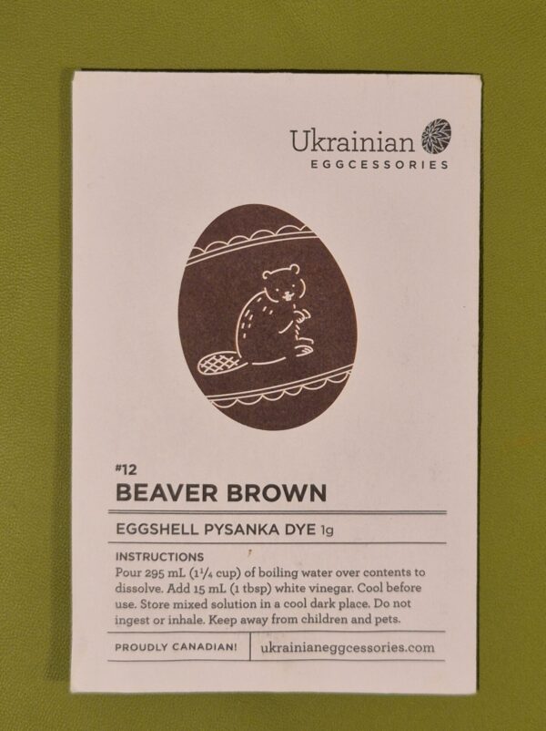 86576 Tojásfesték - barna színű (Beaver Brown)