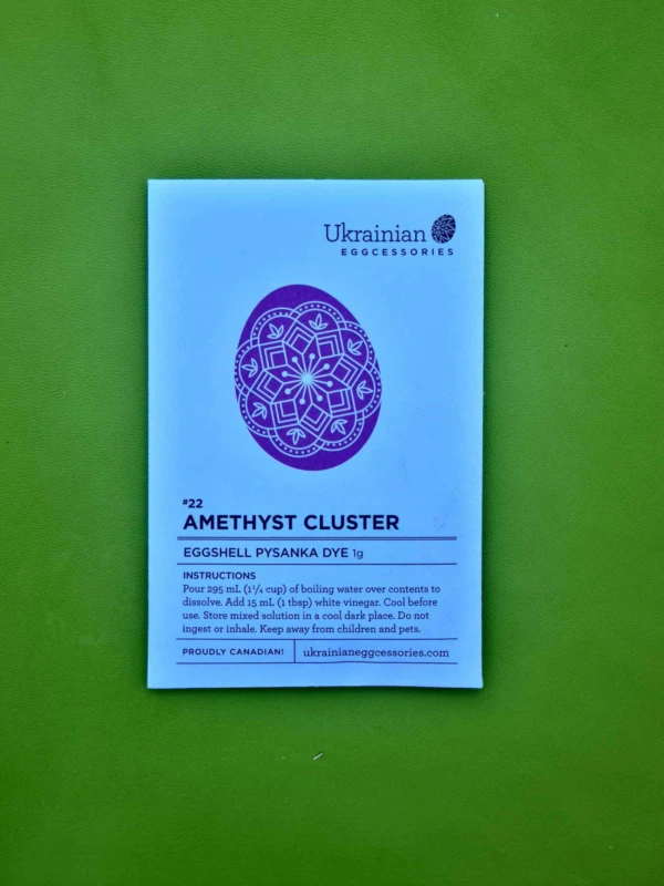 Amethyst Tojásfesték - lila színű (Amethyst cluster)