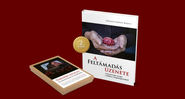 Gombosi.Beatrix._.A.feltamadas.uzenete_2-kiadas_+_Tojasiro.keszlet__voros.hatter Termékcsomag: A feltámadás üzenete című könyv és Tojásíró készlet. Szerző: Jókainé Gombosi Beatrix