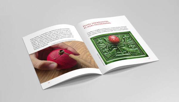 Mockups Design Termékcsomag: A feltámadás üzenete című könyv és Tojásíró készlet. Szerző: Jókainé Gombosi Beatrix