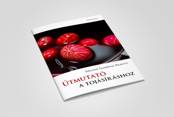 Mockups Design Termékcsomag: A feltámadás üzenete című könyv és Tojásíró készlet. Szerző: Jókainé Gombosi Beatrix